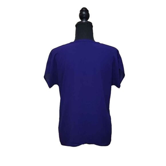 Soprano Cap Sleeve Scoop Neck Blouse - Picture 2 of 6